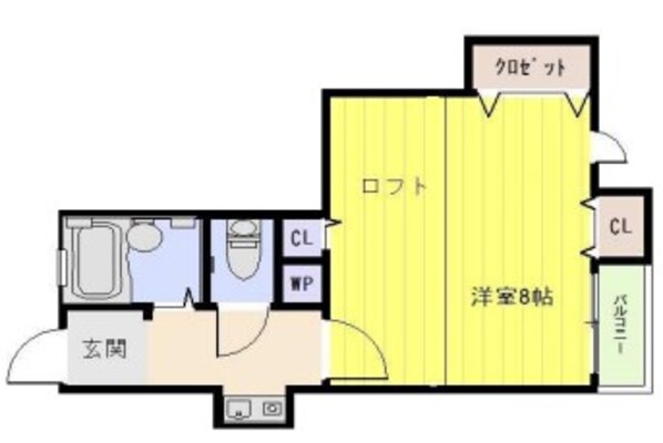 ハイム将軍通の物件間取画像